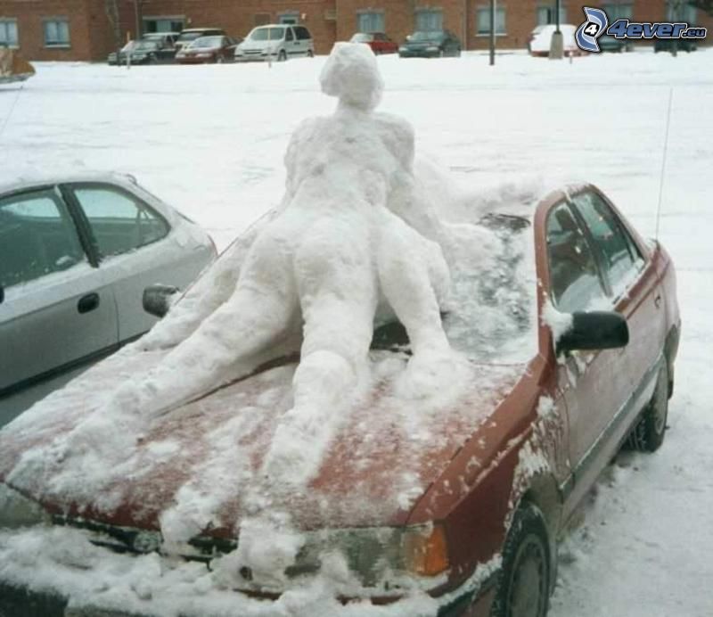śnieg, sex