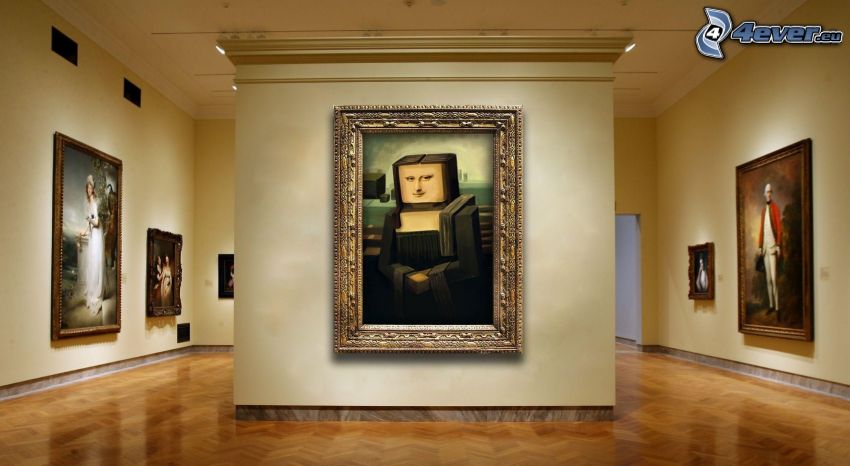 Mona Lisa, parodia, obraz