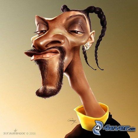 Snoop Dogg, karykatura