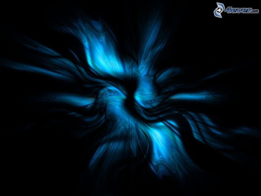 modré abstraktné vlny