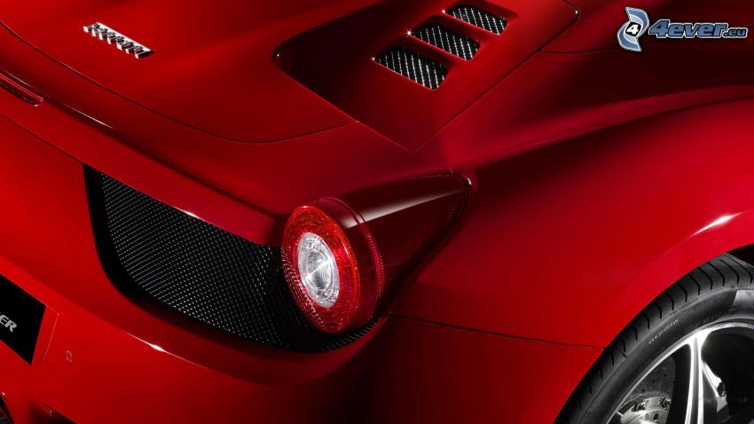Ferrari 458 Spider, reflektor
