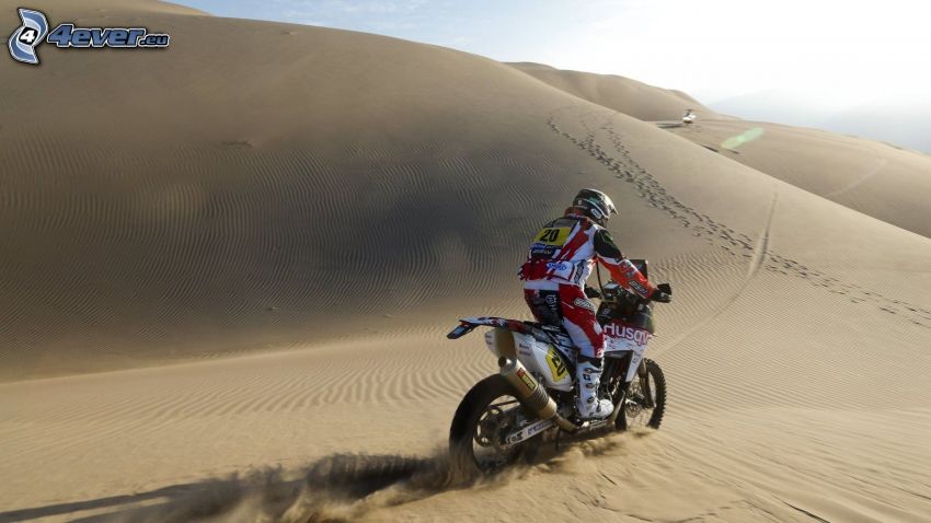 motocross, púšť