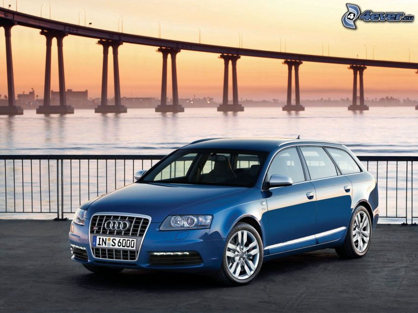 Audi S6, most, more