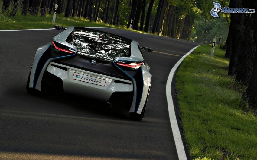 BMW Vision Efficient Dynamics, koncept, cesta