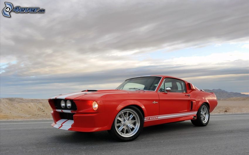 Ford Mustang Shelby GT500, obloha