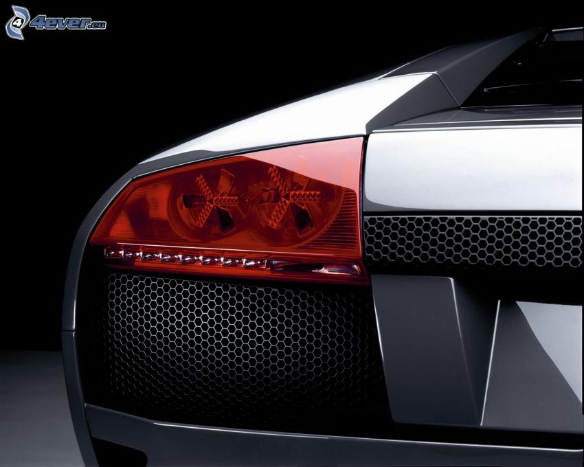 Lamborghini, zadné svetlo