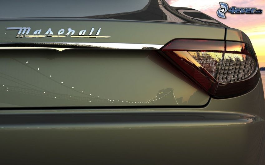 Maserati, zadné svetlo