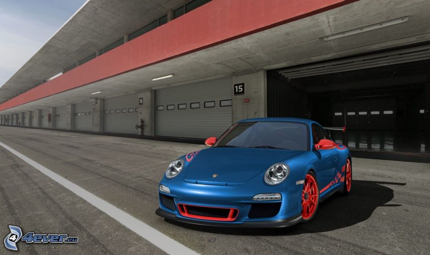 Porsche 911 GT3 RS, garáže