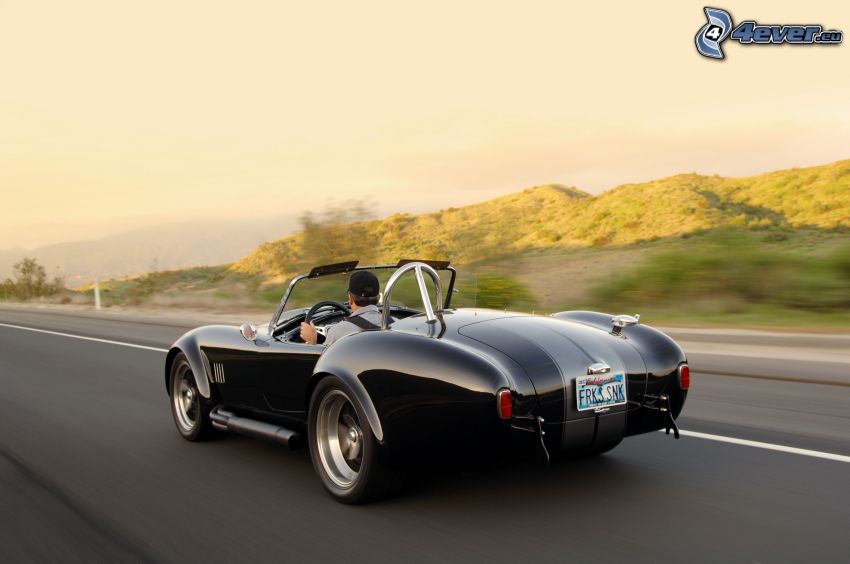 Shelby Cobra, kabriolet, rýchlosť
