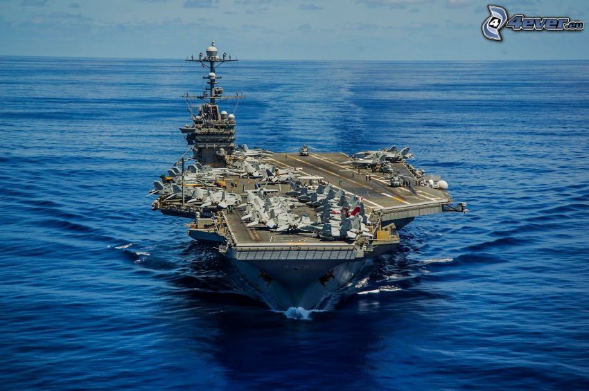 USS George Washington, lietadlová loď, šíre more