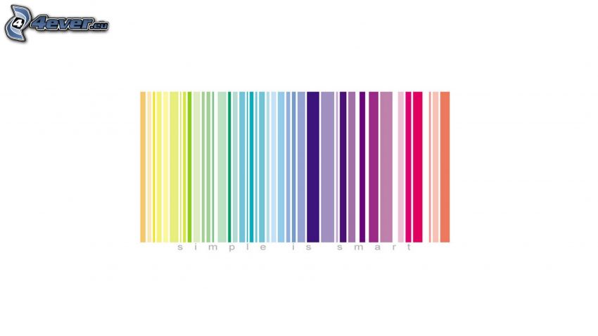 čiarový kód, farby