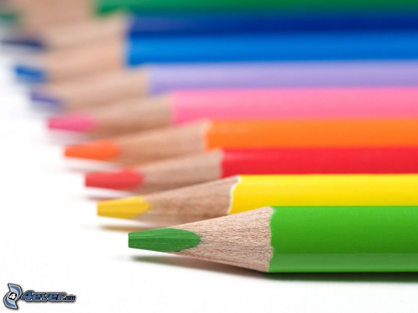 farebné ceruzky