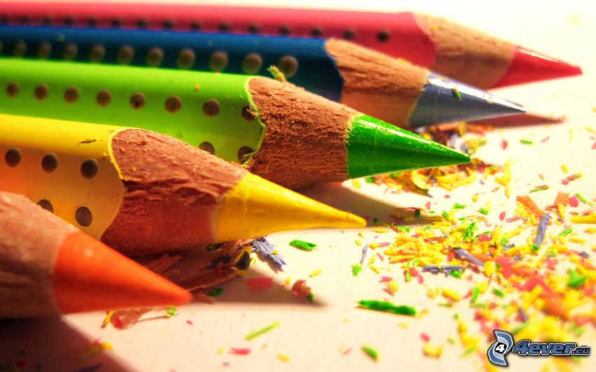 farebné ceruzky
