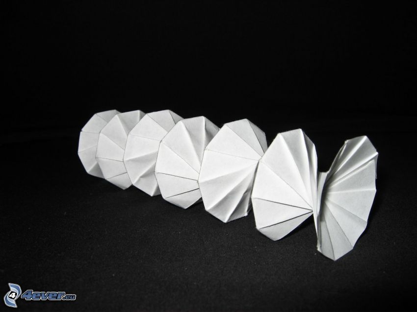 origami, tunel