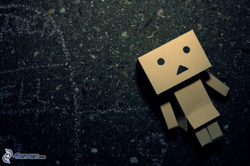 papierový robot, samota