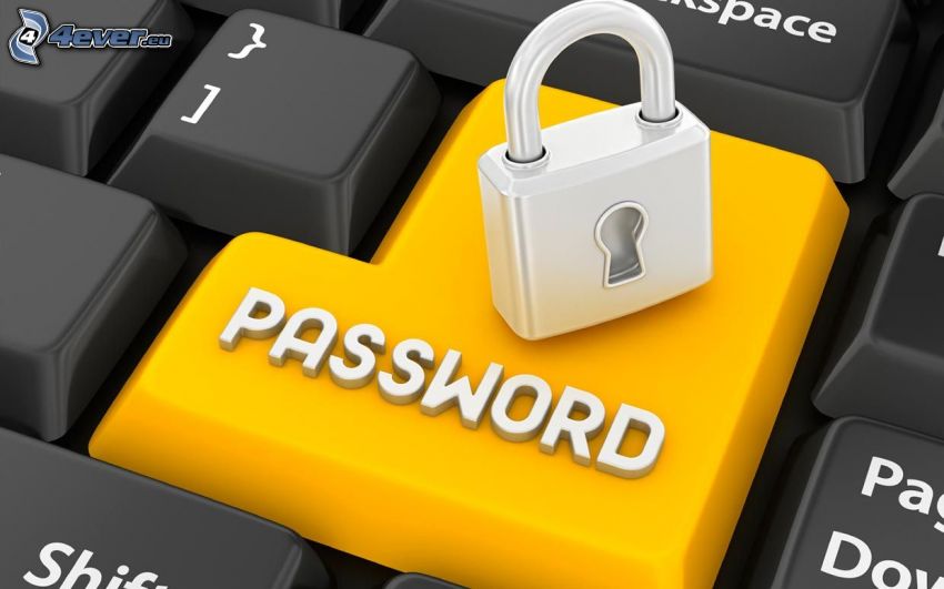 password, heslo, zámka, klávesy