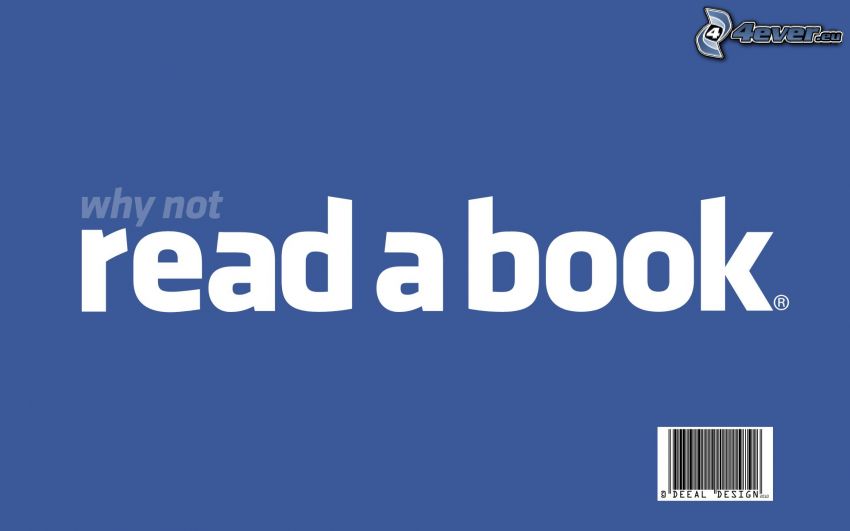 read a book, facebook, paródia