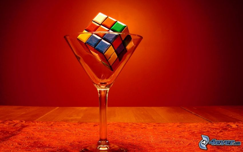 Rubikova kocka, pohár