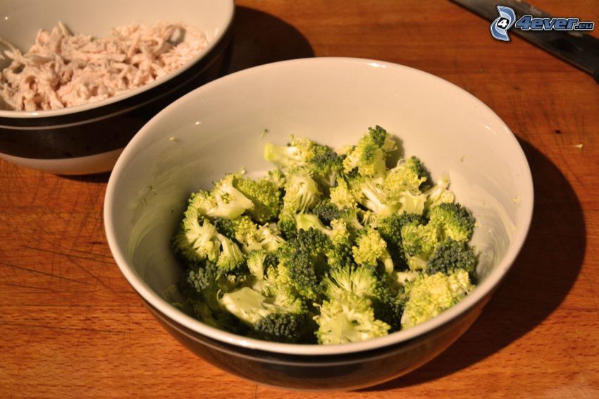 brokolica, miska