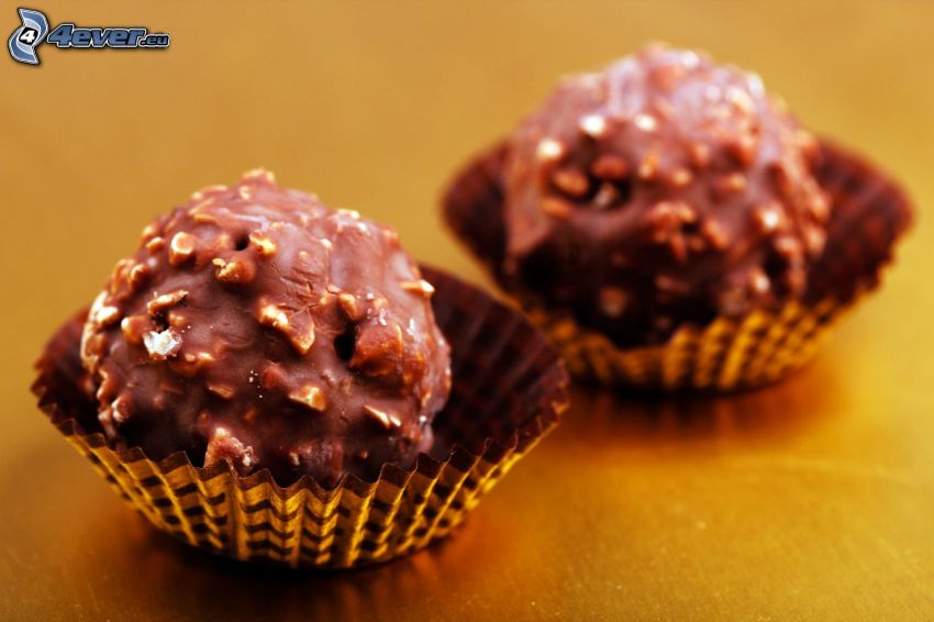 Ferrero Rocher, čokoláda, bonbóny