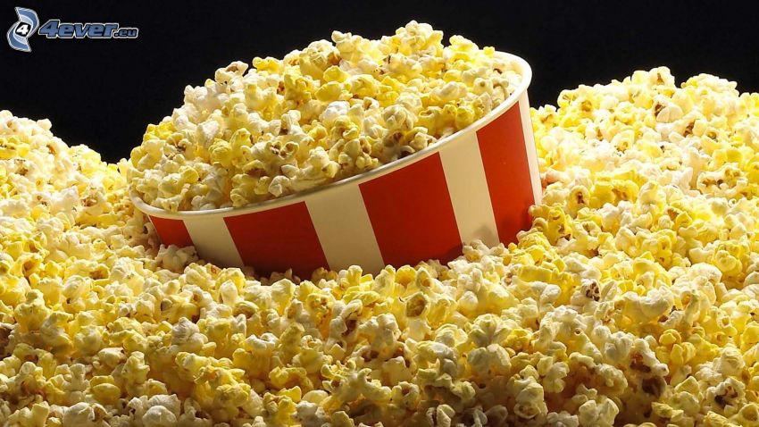 popcorn, pukance