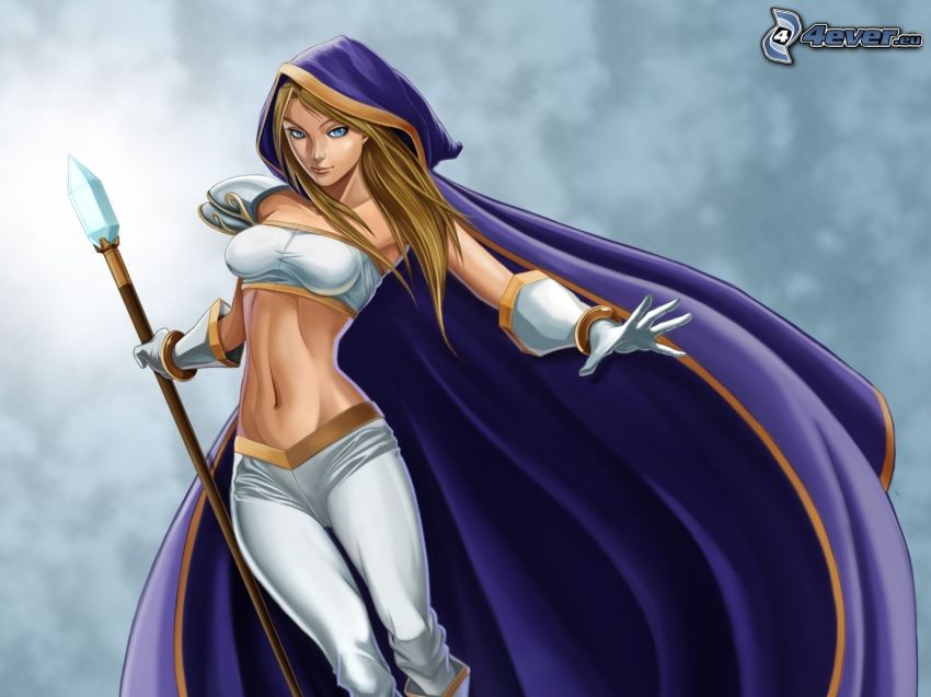 Crystal Maiden, anime bojovníčka