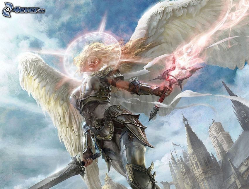fantasy žena, anjel