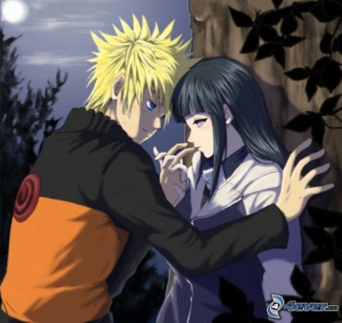 láska, Naruto, Hinata