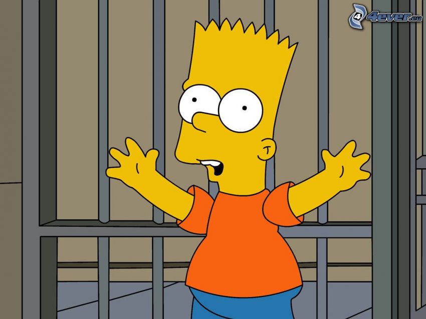 Bart Simpson, väzenie