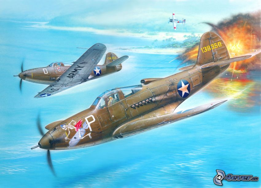 Bell P-39, lietadlá