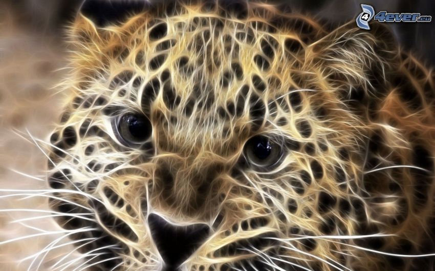 fraktálový leopard