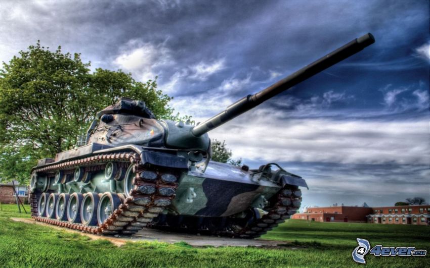 T-34, tank, HDR