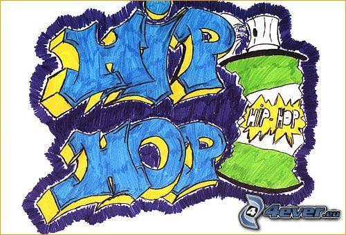 hip hop, graffiti, kresba, skica