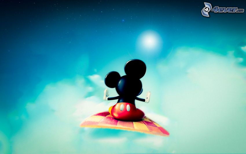 Mickey Mouse, lietajúci koberec