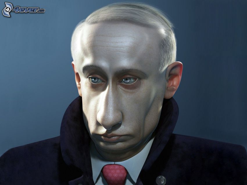 Vladimir Putin, karikatúra