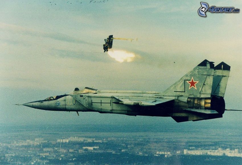 evakuácia, MiG-25