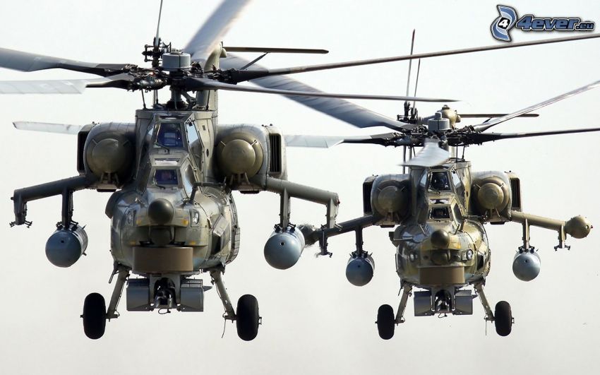 Mi-28 Havoc, vojenské vrtuľníky