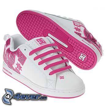 DC Shoes, ružové tenisky