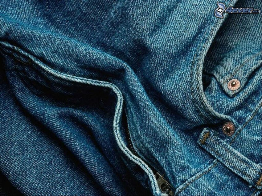 vrecko, jeans