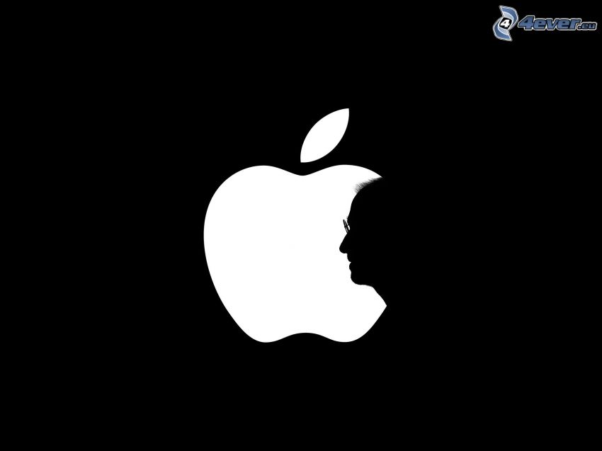 Apple, Steve Jobs, čiernobiele
