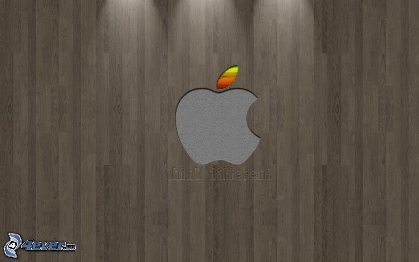 Apple, think different, parkety