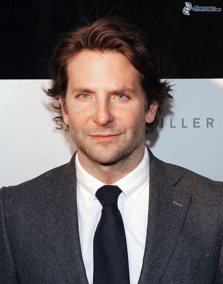 Bradley Cooper, muž v obleku, kravata