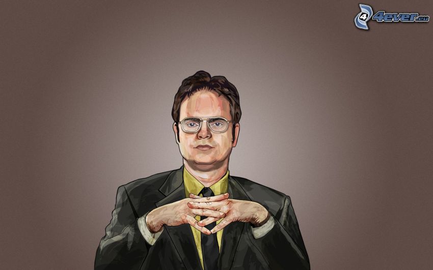 Dwight Schrute, kresba