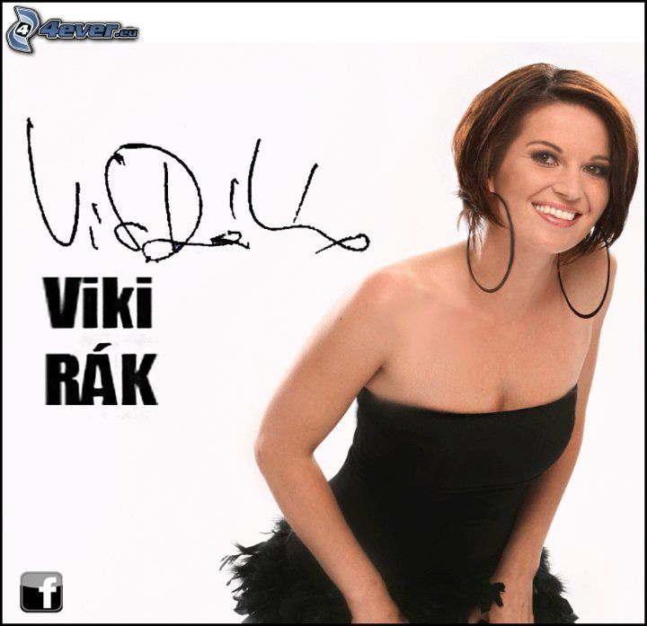 Viki Ráková, autogram