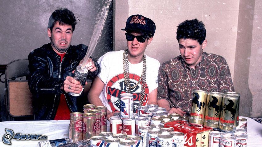 Beastie Boys, pivo, plechovky