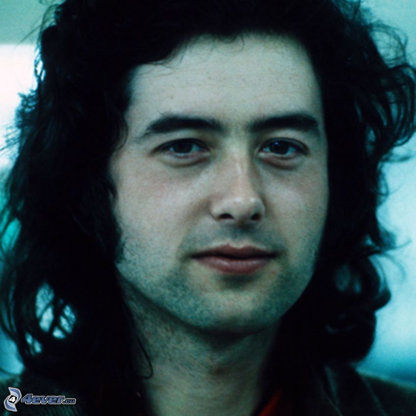 Jimmy Page, gitarista, za mlada