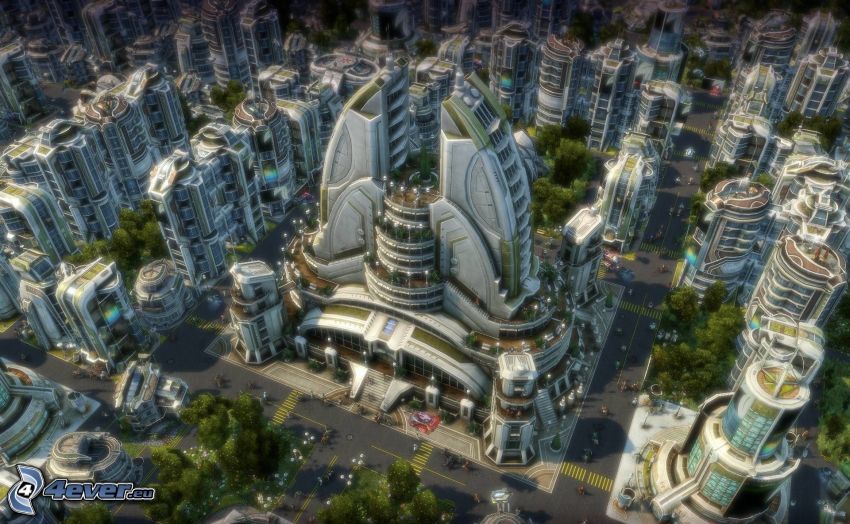 Anno 2070, sci-fi mesto