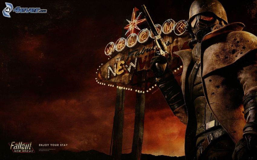 Fallout: New Vegas, vojak, pištoľ