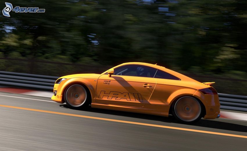 Gran Turismo 5, Audi TT, rýchlosť