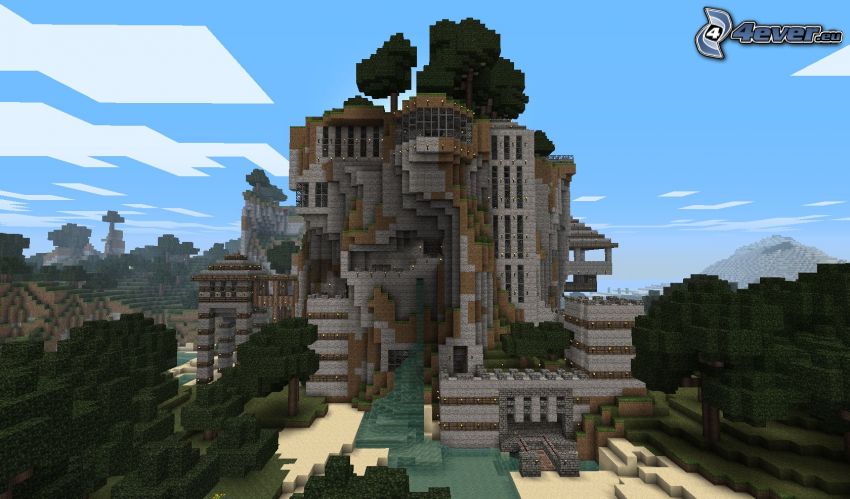 Minecraft, stavba